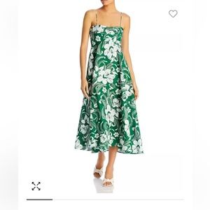 Faithful the Brand, NWT Alexandre floral fit and flare linen dress, US size 8